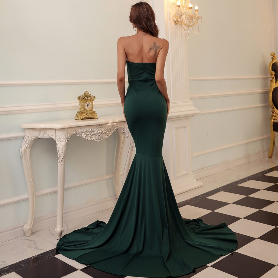 Wednesday Gown - Forest Green
