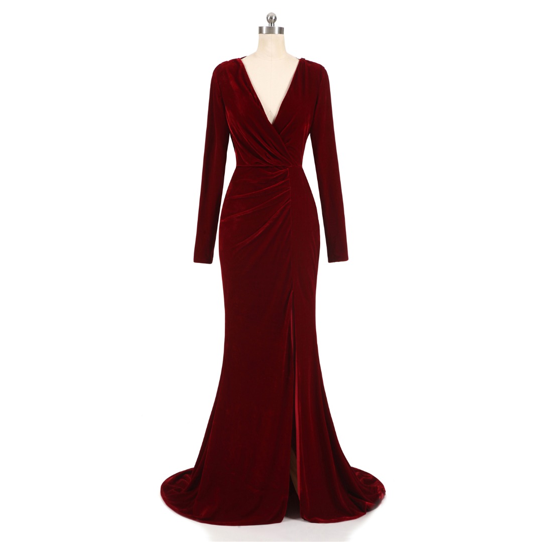 Eyre Velvet Dress - Luxette Boutique Atelier Affordable Luxury Gowns