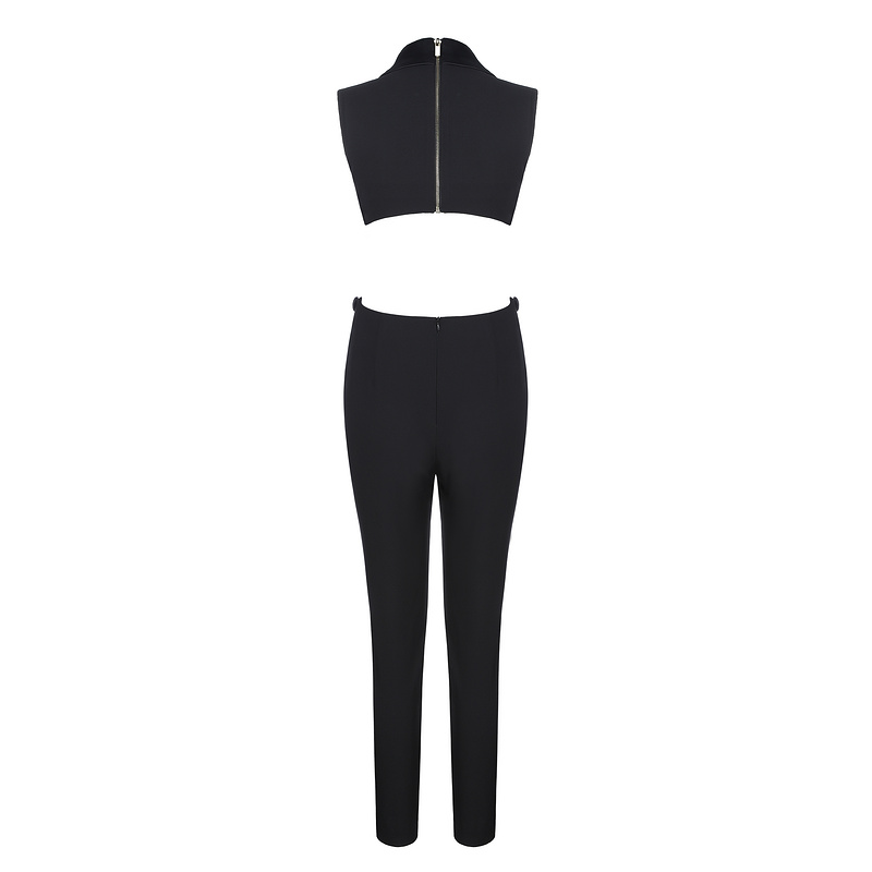Marwa Tuxedo Jumpsuit - Luxette Boutique Shop Affordable Party Dresses Here