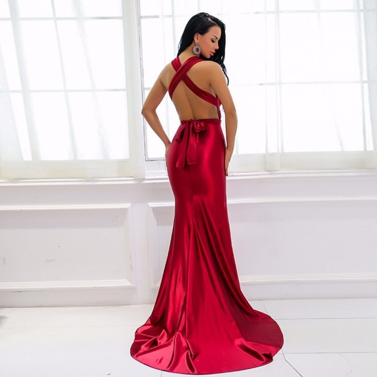 Lora Multiway Gown - Red - Luxette Boutique